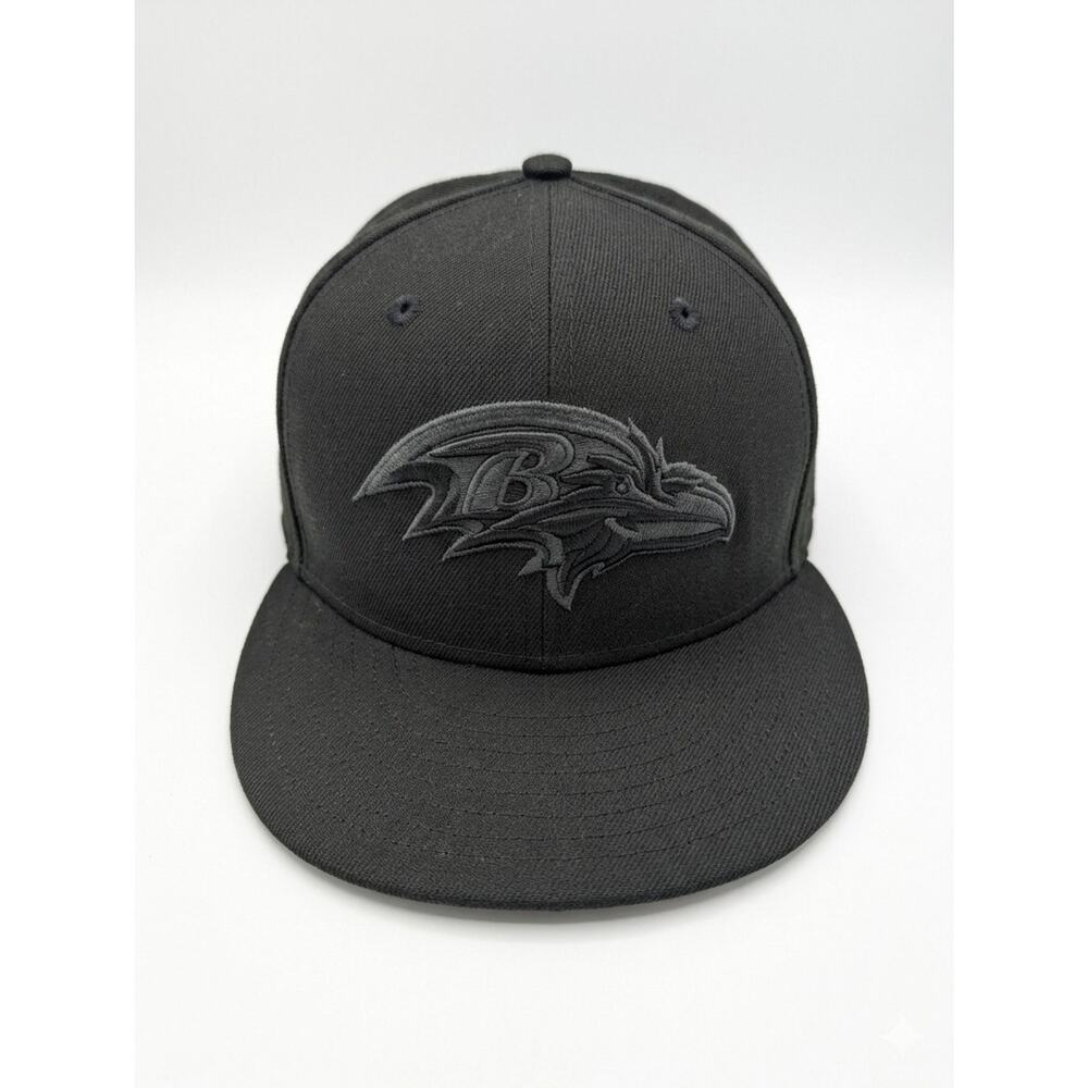 New Era 9FIFTY Baltimore Ravens Blackout Snapback Hat - NFL Tonal Edition